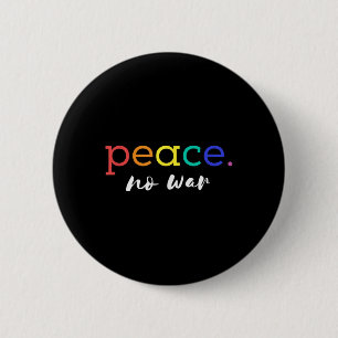 Großes aktuelles Friedensangebot ohne Krieg Shirt  Button