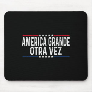 Großes Amerika Wieder Lustiger Trump Spricht Spani Mousepad