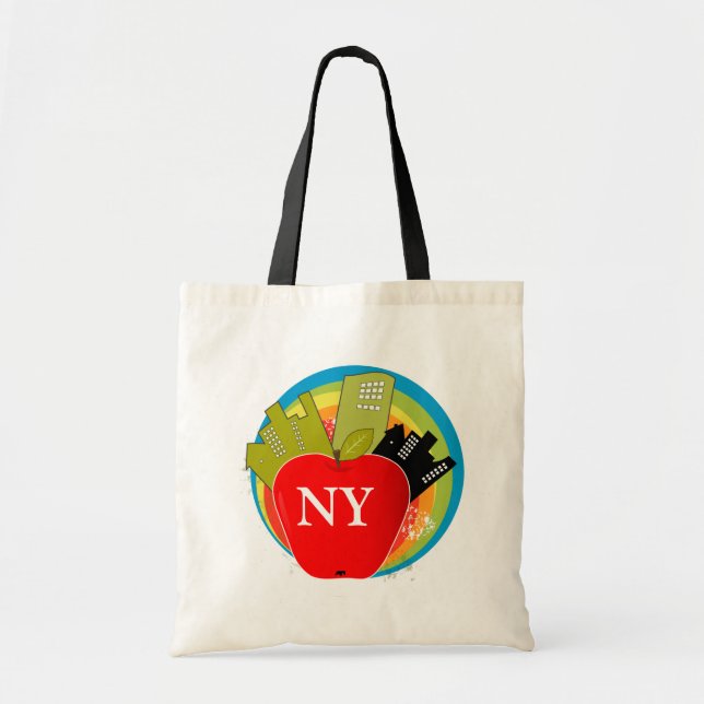 Großes Apple - New York Tragetasche (Vorne)