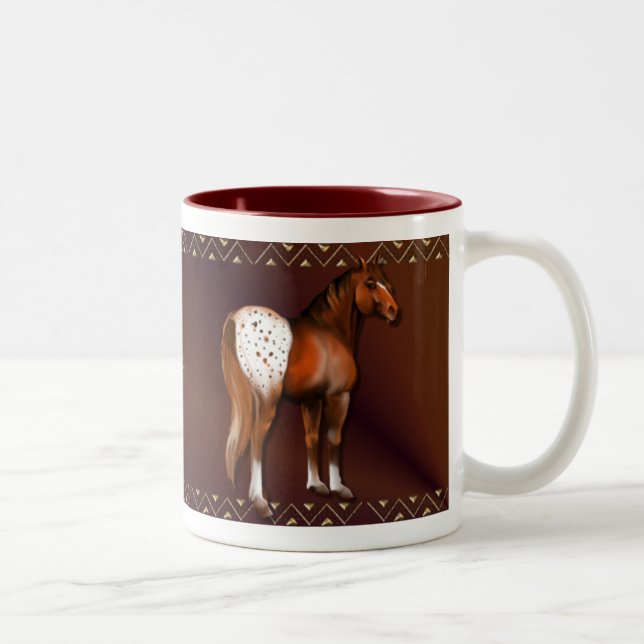 Großes Appy Zweifarbige Tasse (Rechts)