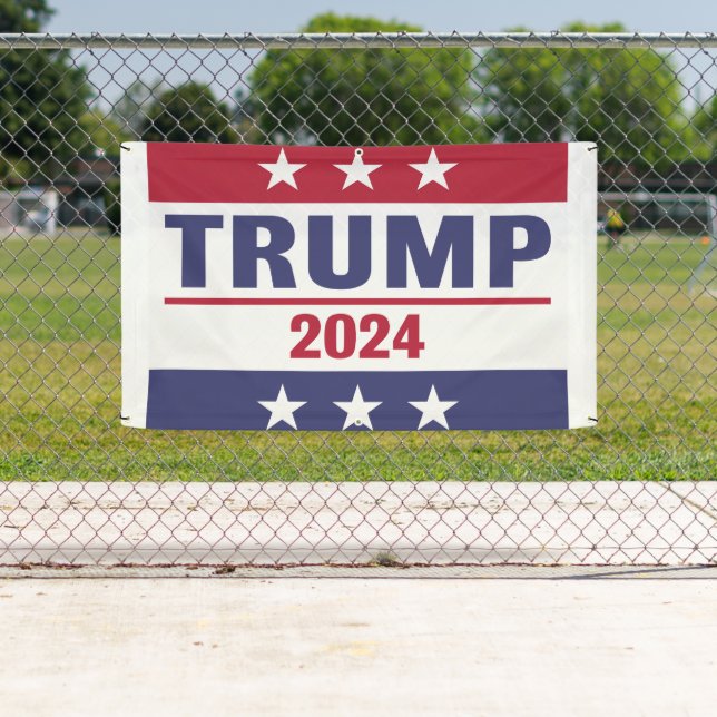 Großes Außenbanner Trump 2024 Banner (Insitu)