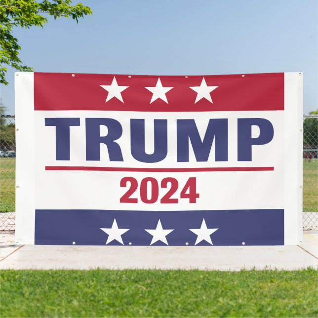 Großes Außenbanner Trump 2024 Banner (Außenbereich)