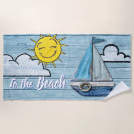 Großes Badetuch zum Strand