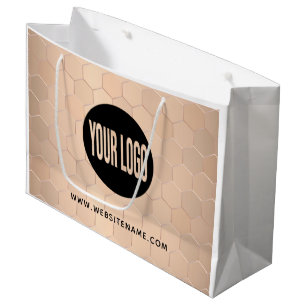 Großes benutzerdefiniertes Logo/Text-Shopping Große Geschenktüte