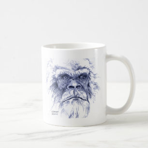 Großes blaues Sasquatch Tasse