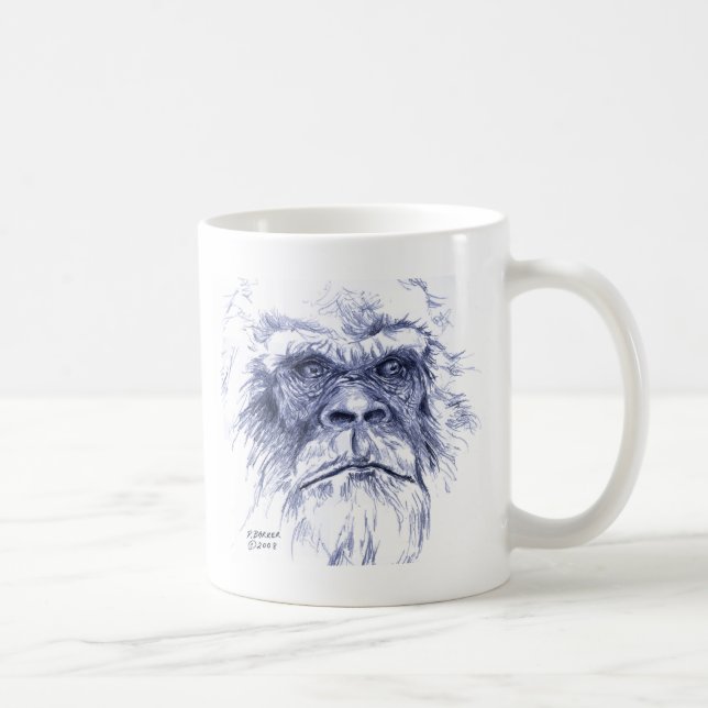 Großes blaues Sasquatch Tasse (Rechts)