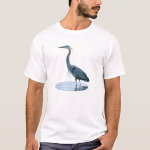 Großes blaues stehendes hohes T-Shirt