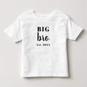 Großes Bruderjahr Kleinkind T-shirt