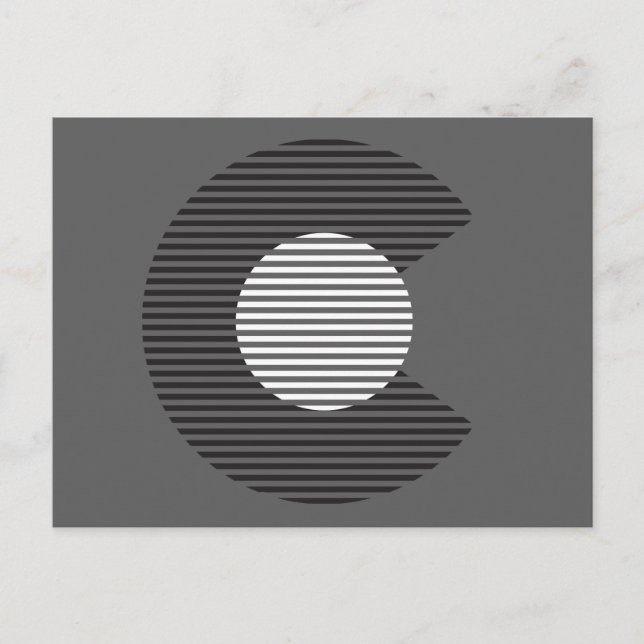 großes c postkarte (Vorderseite)