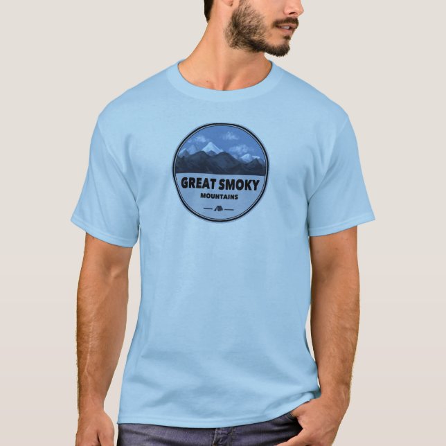 Großes Camping der Smokygebirge T-Shirt (Vorderseite)