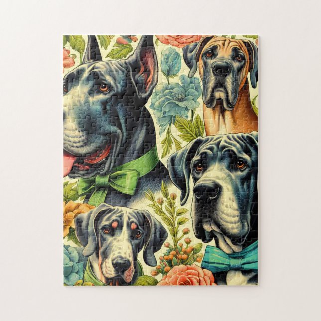 Großes Dane-Bild Puzzle (Vertikal)