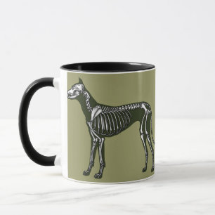 Großes Dane-Skelett Tasse