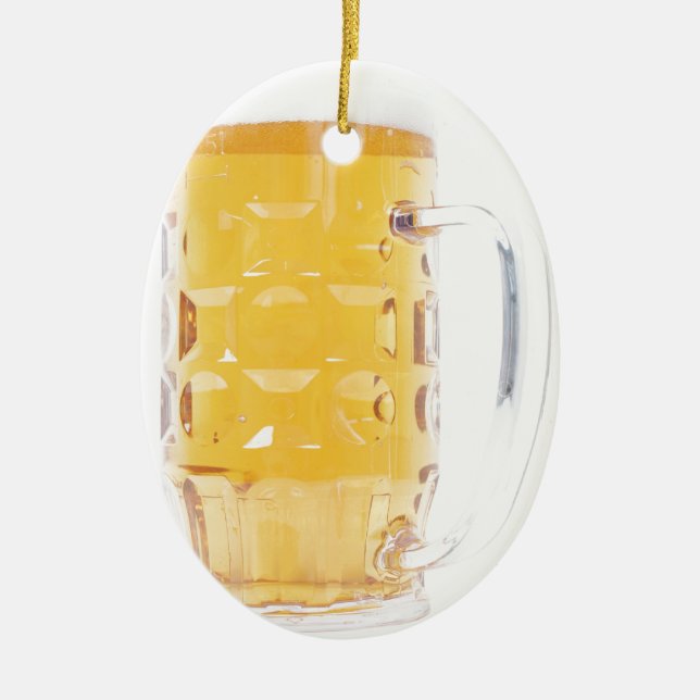 Großes Deutscher Bierkrug Keramik Ornament (Vorne)