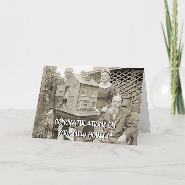 GROSSES DOLLHOUSE IN DEN 1890ER JAHREN FOTO DEADPA KARTE (Vorderseite)