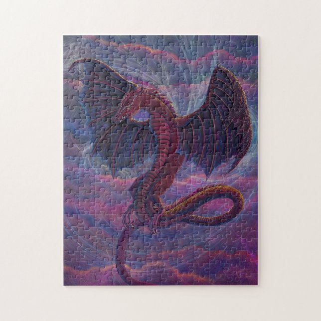 Großes Drachepuzzlespiel Puzzle (Vertikal)