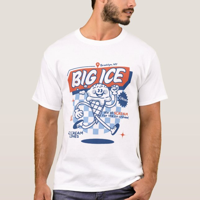 Großes Eis T-Shirt (Vorderseite)