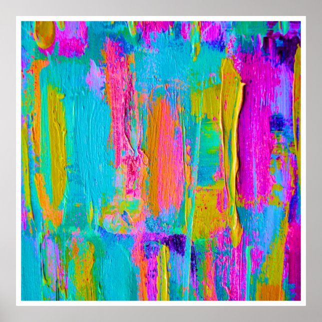 Großes Farbmesser Malerposter 3a Poster (Vorne)