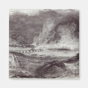 Großes Feuer in Pittsburgh Magnet