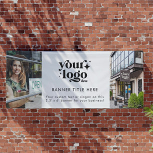 Großes Foto für das benutzerdefinierte Firmenlogo Banner