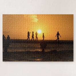 Großes Foto von Kindern auf der Pier in Key West Puzzle