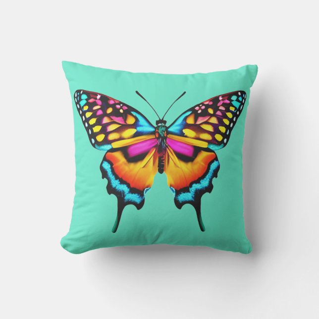 Grosses Frack Butterfly Kissen (Vorderseite)