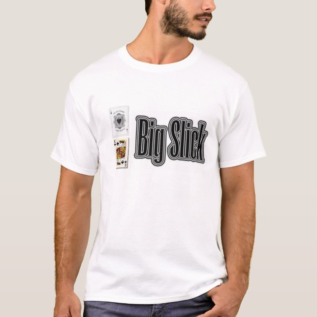 Großes glattes T-Shirt (Vorderseite)