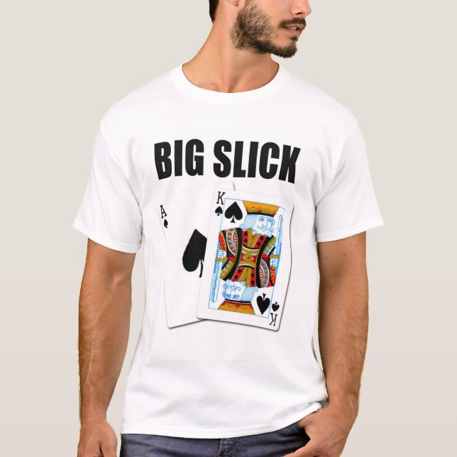 Großes glattes T-Shirt (Vorderseite)