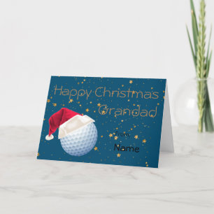 Großes Golf Weihnachten Personalisiert