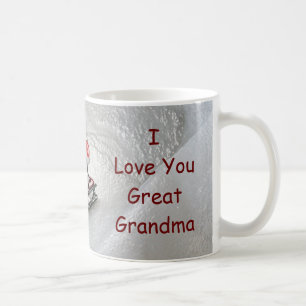 Großes Großmutter-Weihnachten - i-Liebe Sie Kaffeetasse
