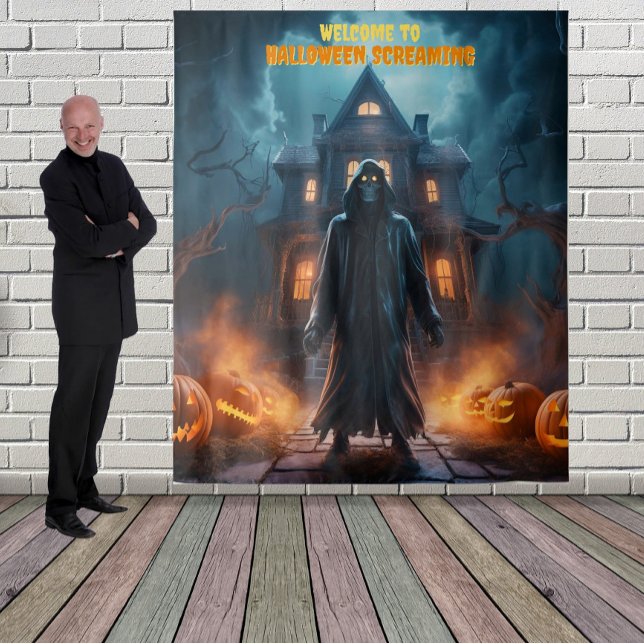 Grosses Halloween-Ghoul-Hängekugel Wandteppich (Von Creator hochgeladen)