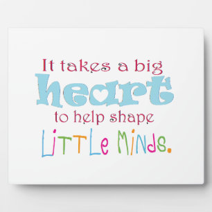 Großes Herz: Berater:Mentor:Lehrer Fotoplatte