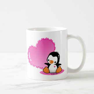 Großes Herz-klassische weiße Tasse