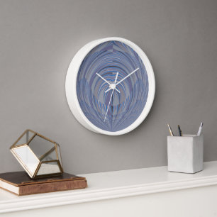 Großes Herz Nahtloses Design Uhr