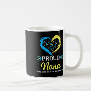 Großes Herz Stolze Nana Oma Welt Down-Syndrom A Kaffeetasse