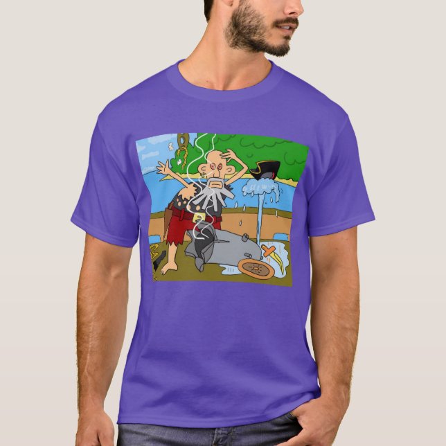 Großes 'HOHES T-Stück n für ihn durch Dal (GRÖSSE T-Shirt (Vorderseite)