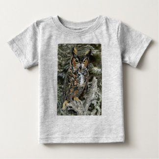 Großes Hornhühner Langschläfer-Shirt Baby T-shirt