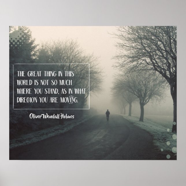 Großes in dieser Welt Poster (Vorne)