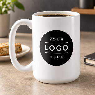 Großes individuelles Firmenlogo 15 oz Branding Kaffeetasse