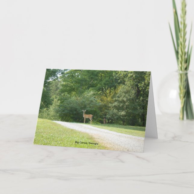 Großes Kanu, Georgia-Anmerkungs-Karte Karte (Vorderseite)