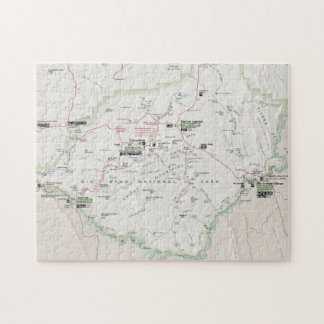 Großes Kartenpuzzlespiel der Biegung (Texas) Puzzle