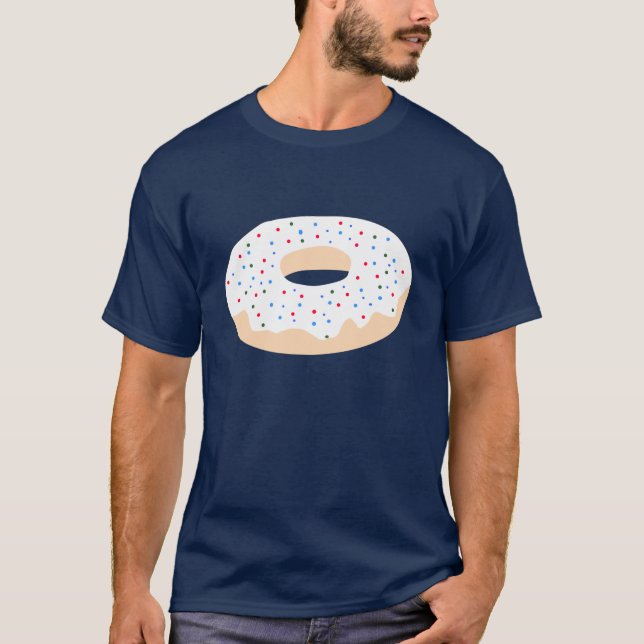 Großes Krapfen-T-Shirt T-Shirt (Vorderseite)