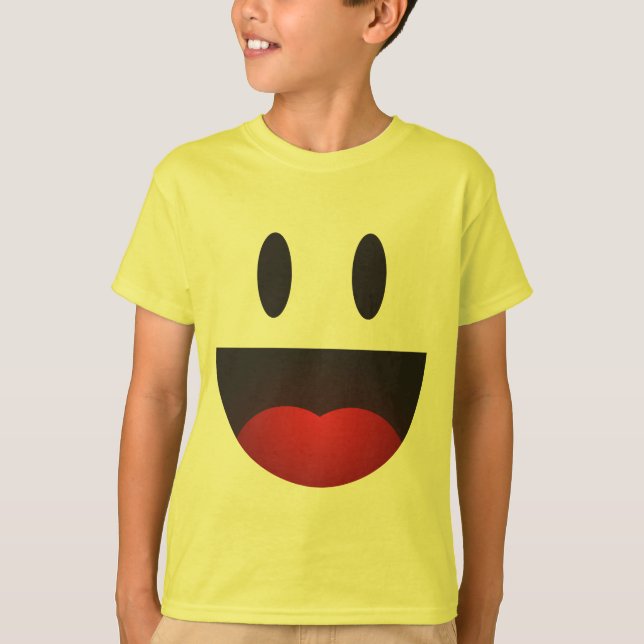 Großes Lächeln emoji T-Shirt (Vorderseite)