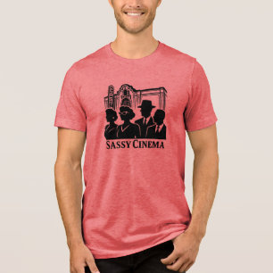 Großes Logo Castro - weitere Optionen Tri-Blend Shirt