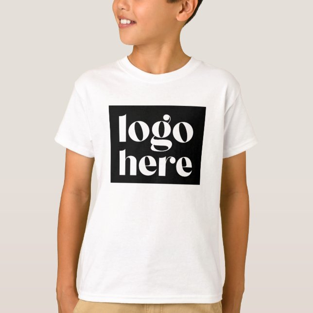 Großes Logo für ein Team mit eigenen Logos Kids-T  T-Shirt (Vorderseite)
