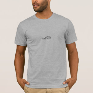 Großes Logo-weißes schwarzes Herz T-Shirt