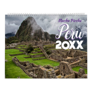 Großes Machu Picchu Peru Landschaftswandbild Kalender