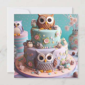 GROSSES MIT AUGEN EIGES THEMED GEBURTSTAGSKAKE EINLADUNG
