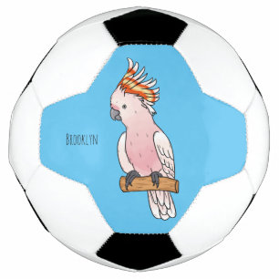 Großes Mitchell-Cockatovogel-Cartoon Fußball