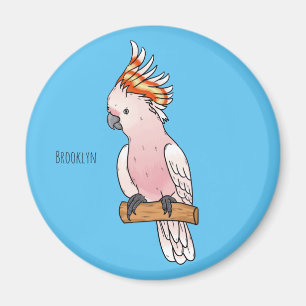Großes Mitchell-Cockatovogel-Cartoon Magnet