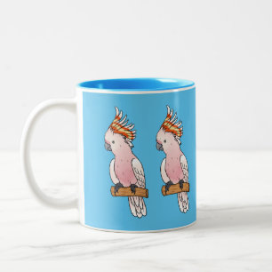Großes Mitchell-Cockatovogel-Cartoon Zweifarbige Tasse